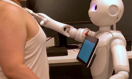 Humanoid Robot Measures Blood Pressure with a Touch